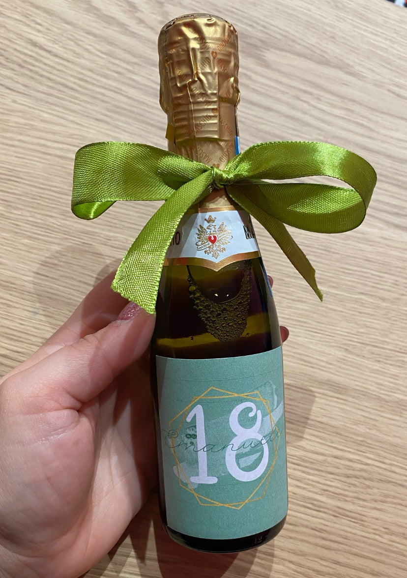 Bomboniera elegante mini prosecco