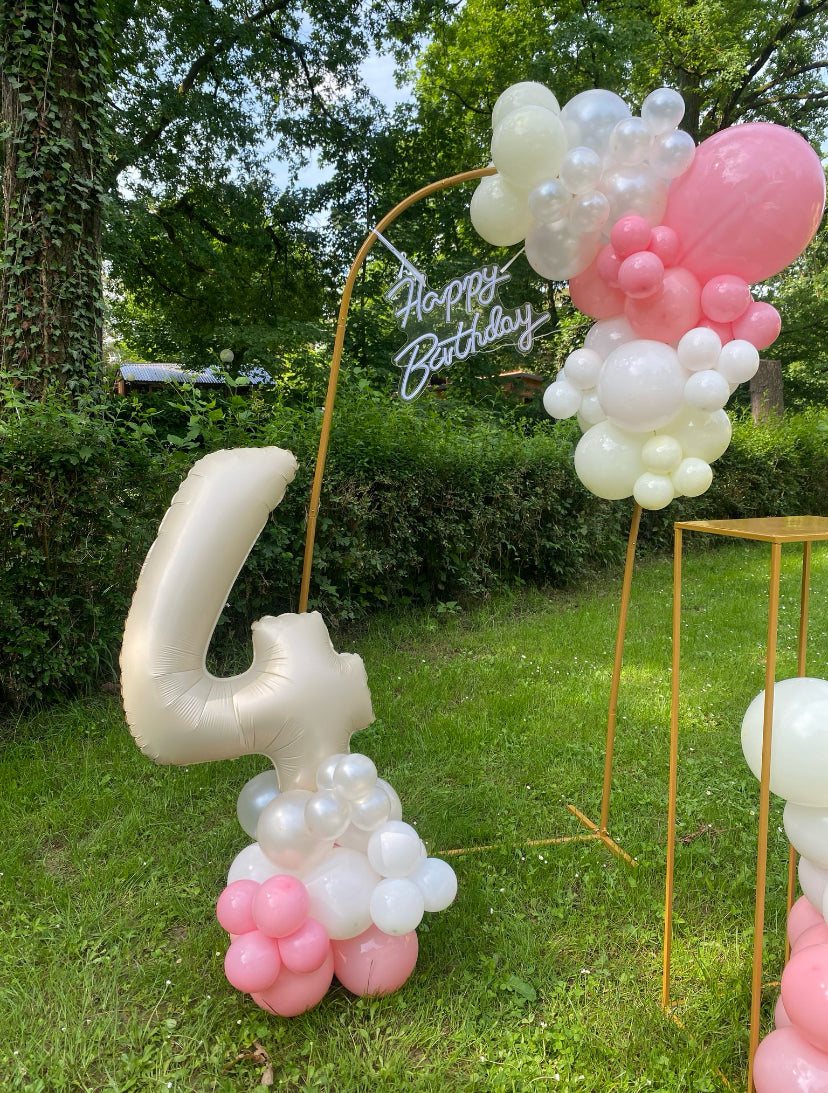 Allestimento compleanno minimal